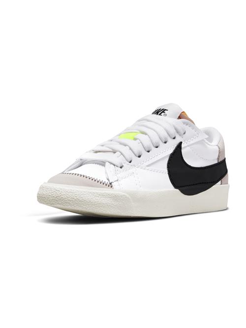 Nike Sportswear Sneaker low 'BLAZER 77 JUMBO'  beige / neongul / sort / hvid