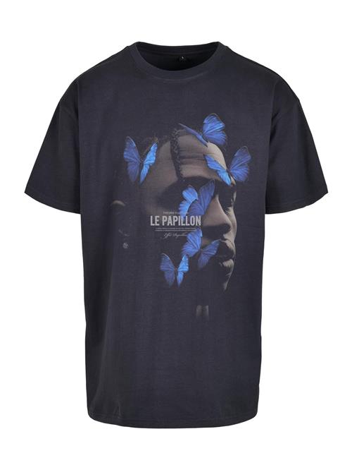 MT Upscale Bluser & t-shirts 'Le Papillon'  blå / natblå / greige