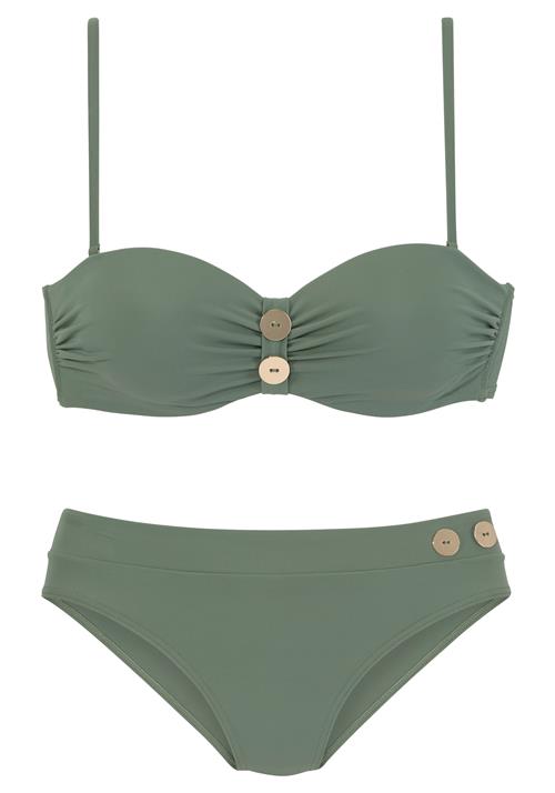 VIVANCE Bikini  oliven / pastelpink