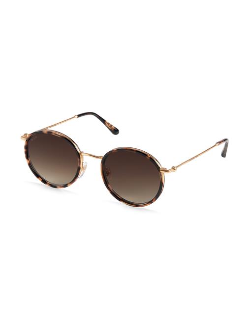 Kapten & Son Solbriller 'Amsterdam Umber Tortoise Brown'  okker / mørkebrun / guld / sort