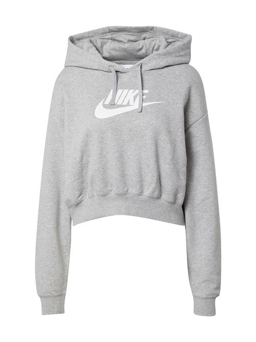 Se Nike Sportswear Sweatshirt  grå-meleret / hvid ved About You