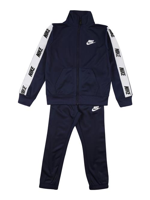 Nike Sportswear Joggingdragt  mørkeblå / hvid