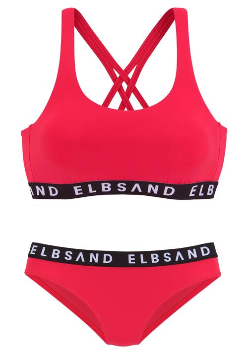 Se Elbsand Bikini  rød / sort / hvid ved About You