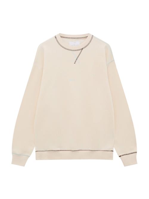 Se Pull&Bear Sweatshirt  sand / brun / lysegrå ved About You