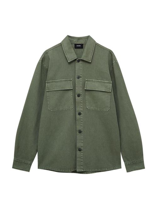 Pull&Bear Skjorte  khaki