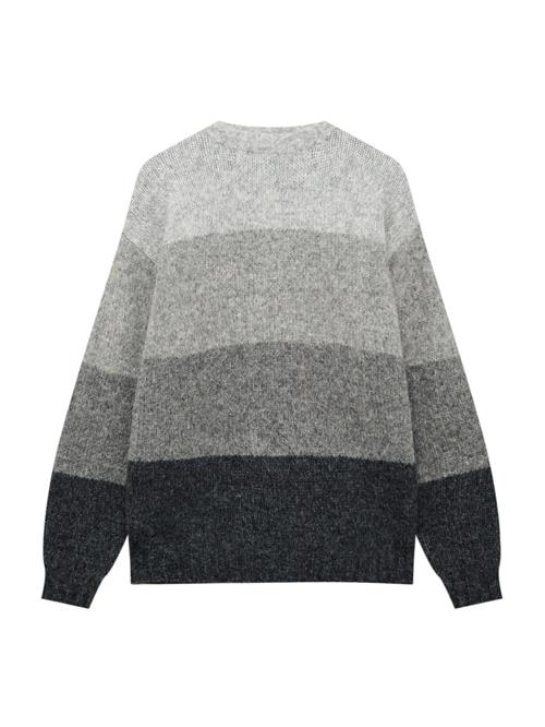 Pull&Bear Pullover  antracit / mudderfarvet / lysegrå / grå-meleret