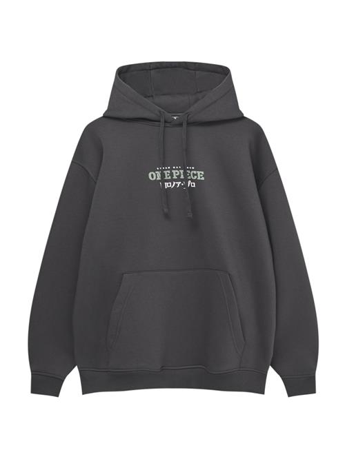 Se Pull&Bear Sweatshirt  lysegrå / mørkegrå / hvid ved About You