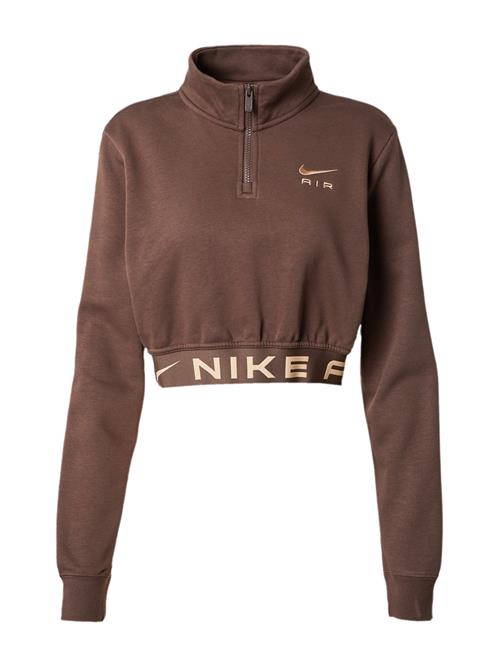 Se Nike Sportswear Sweatshirt  brun-meleret / guld ved About You