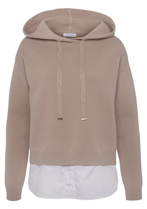 VIVANCE Pullover  sand / hvid