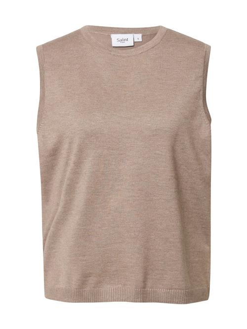 Se SAINT TROPEZ Pullover 'Mila'  beige-meleret ved About You