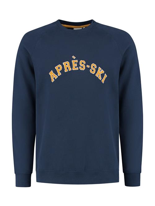 Shiwi Sweatshirt 'Aapres Ski'  navy / gul / hvid