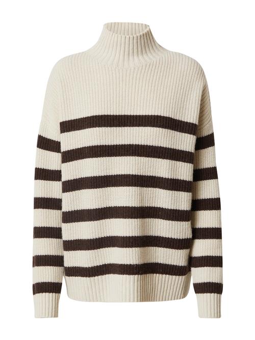 Se Oval Square Pullover 'Grace'  beige / mørkebrun ved About You