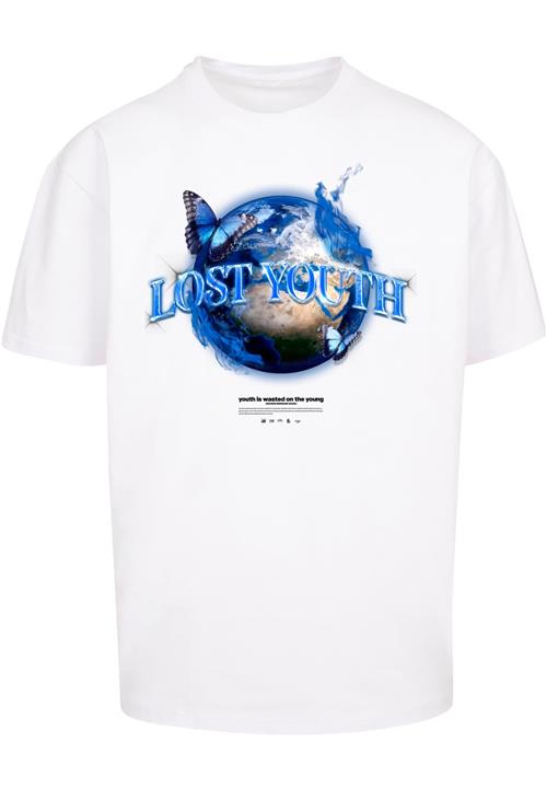 Lost Youth Bluser & t-shirts 'World'  camel / turkis / sort / hvid