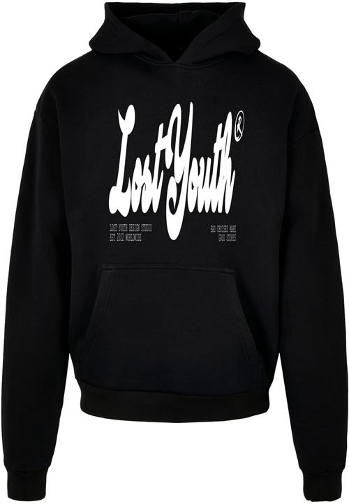 Se Lost Youth Sweatshirt 'Classic V.2'  sort / hvid ved About You