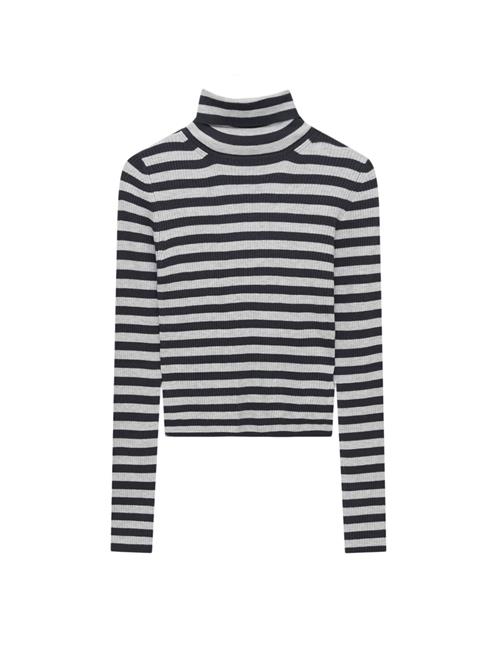 Pull&Bear Pullover  lysegrå / sort