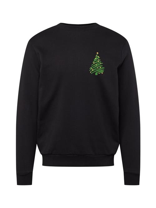 Se WESTMARK LONDON Sweatshirt 'Xmas Tree'  gul / grøn / sort ved About You