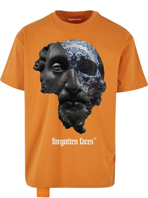 Forgotten Faces Bluser & t-shirts 'Aurelius'  brun / orange / hvid