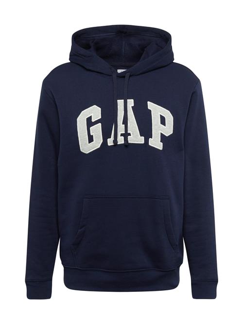 Se GAP Sweatshirt  navy / grå-meleret / hvid ved About You