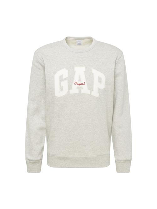 GAP Sweatshirt  grå-meleret / rød / hvid