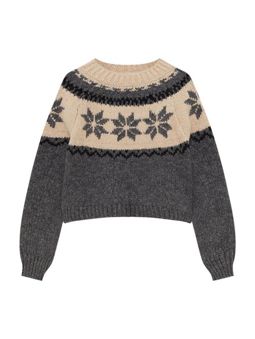 Pull&Bear Pullover  sand / mørkegrå / sort