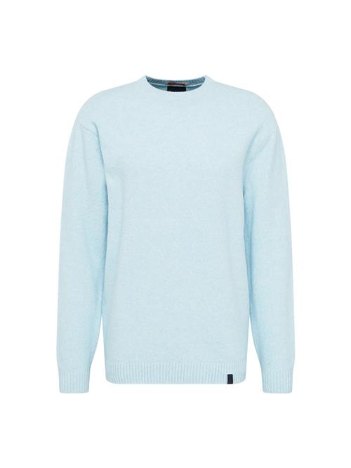 COLOURS & SONS Pullover 'Hairy'  lyseblå / sort