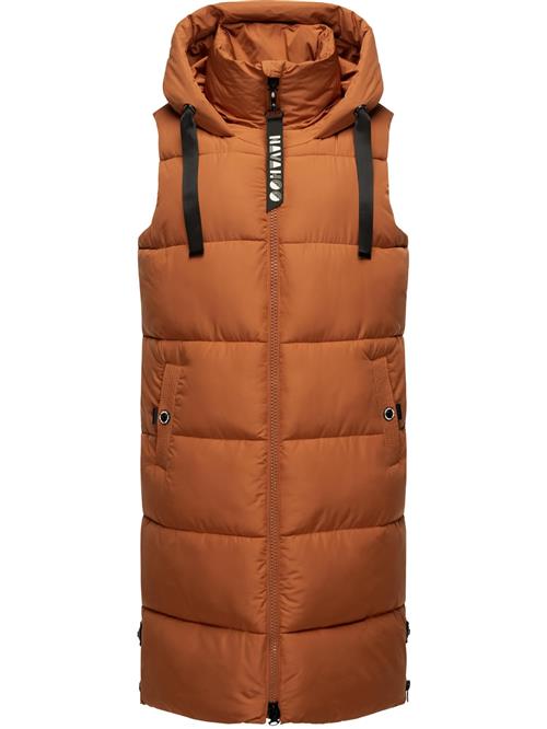 NAVAHOO Vest  cognac / sort / hvid