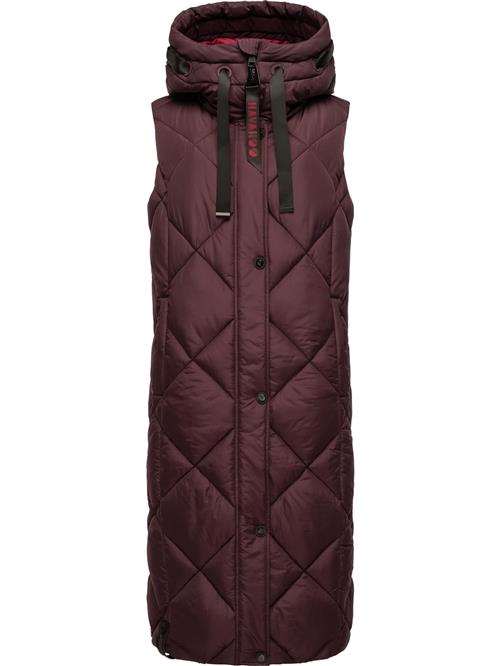 NAVAHOO Vest 'Schnuckel'  bordeaux / grenadine / sort