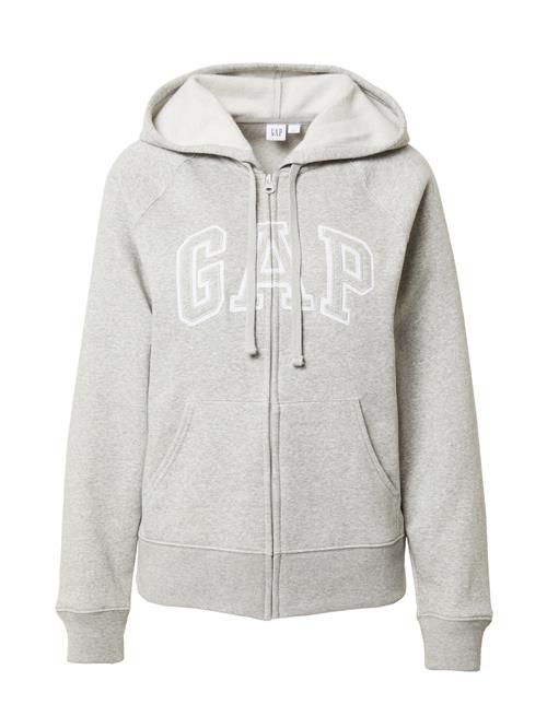 GAP Sweatjakke  grå-meleret / hvid