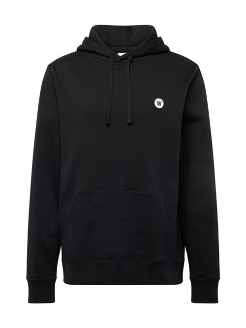 WOOD WOOD Sweatshirt  sort / hvid