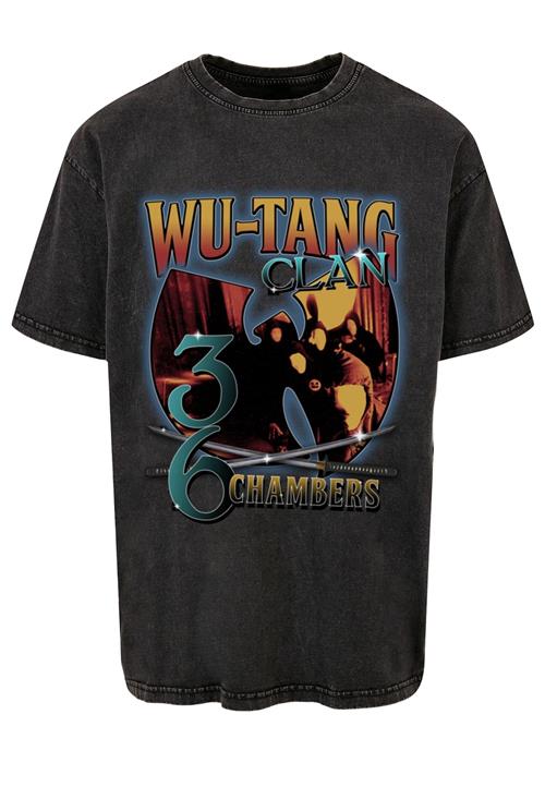 MT Upscale Bluser & t-shirts 'Wu Tang 36 Chambers Acid Was'  petroleum / orange / rød / sort