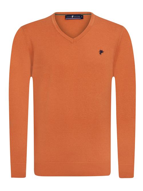 Se DENIM CULTURE Pullover 'Alonza'  mørkeorange ved About You