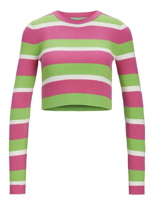 Se JJXX Pullover 'Vittoria'  grøn / pink / hvid ved About You