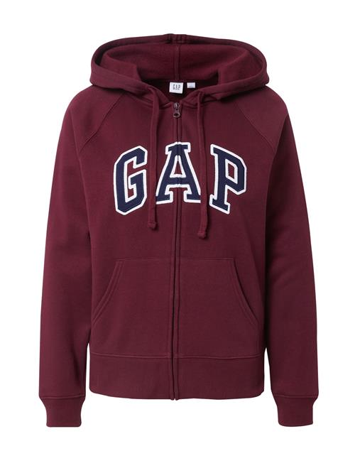 GAP Sweatjakke  navy / vinrød / hvid