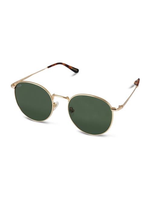 Kapten & Son Solbriller 'London Large Gold Green'  guld / gran