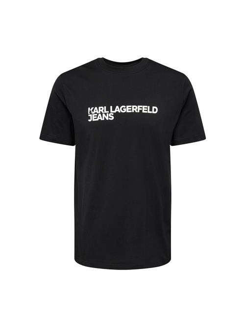 Se KARL LAGERFELD JEANS Bluser & t-shirts  sort / hvid ved About You