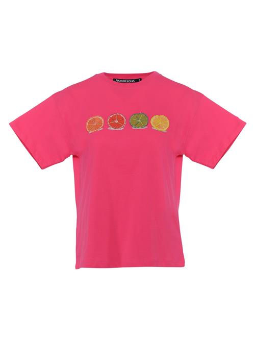 FRESHLIONS Shirts ' Orangen '  gul / grøn / pink