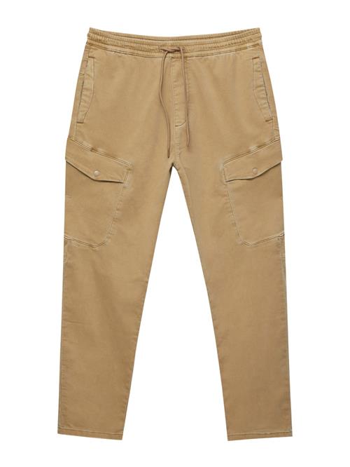 Pull&Bear Cargobukser  mørkebeige