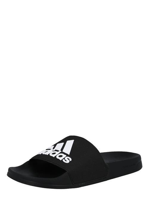 ADIDAS SPORTSWEAR Pantoletter 'Adilette'  sort / hvid