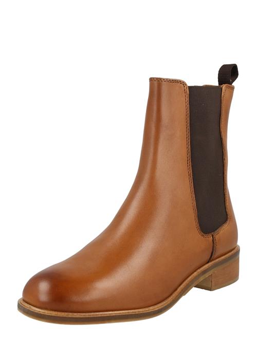 Se ABOUT YOU Chelsea Boots 'Carlotta'  cognac / sort ved About You