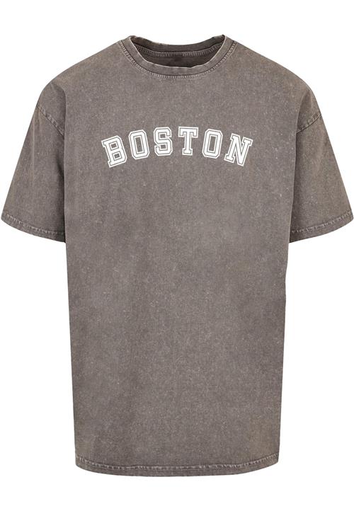 Merchcode Bluser & t-shirts 'Boston X'  mudderfarvet / hvid