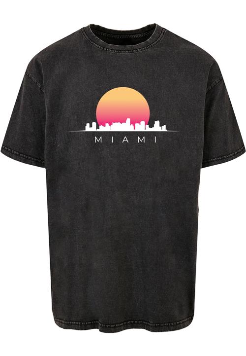 Merchcode Bluser & t-shirts 'Miami X'  antracit / lysegrå / orange / pink