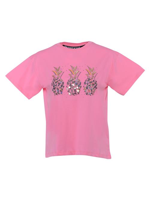 FRESHLIONS Shirts 'Ananas'  guld / orange / pink / sort