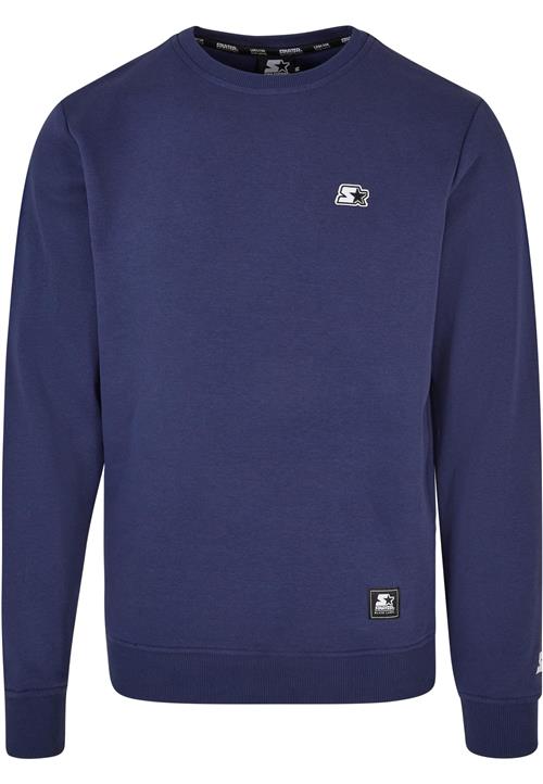 Se Starter Black Label Sweatshirt 'Essential'  mørkeblå / sort / hvid ved About You