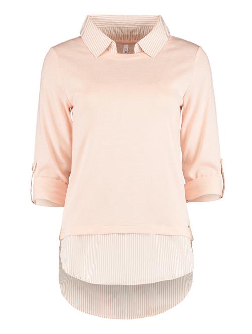 Hailys Pullover 'Linda'  gammelrosa / hvid