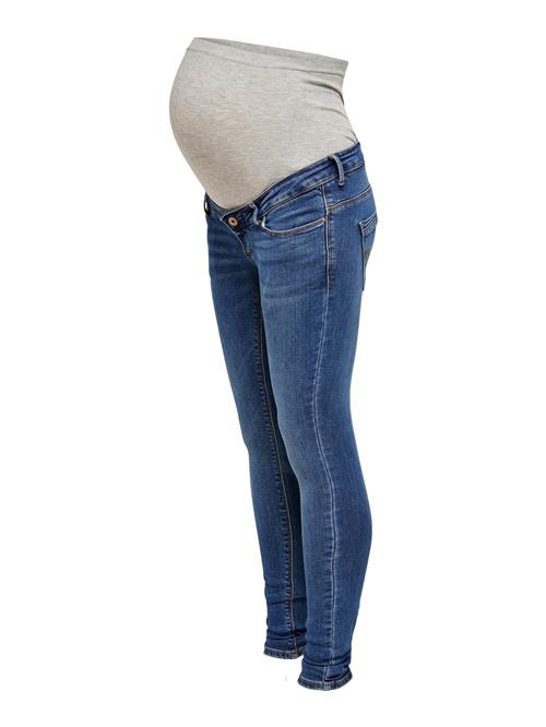 Se Only Maternity Jeans 'Paola'  blue denim / grå-meleret ved About You