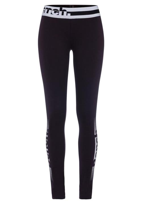 BENCH Leggings  sort / hvid