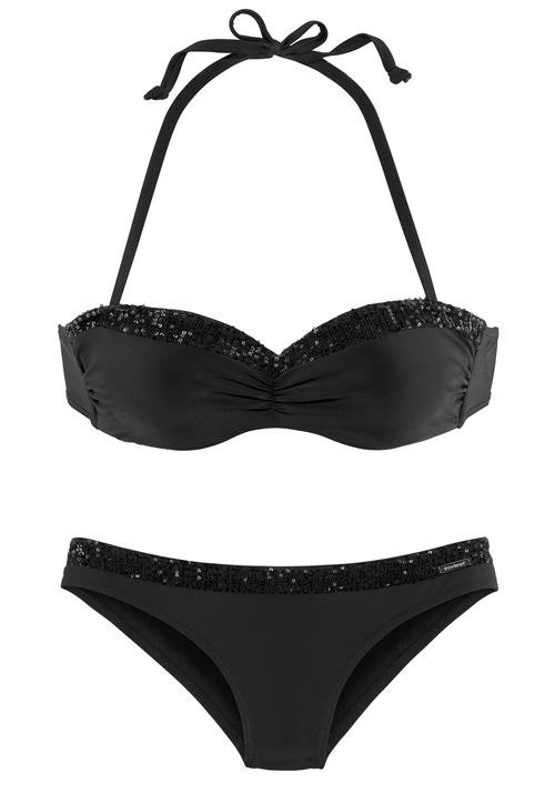 BRUNO BANANI Bikini  sort / sølv