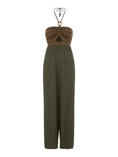 BRUNO BANANI Jumpsuit  khaki / orange