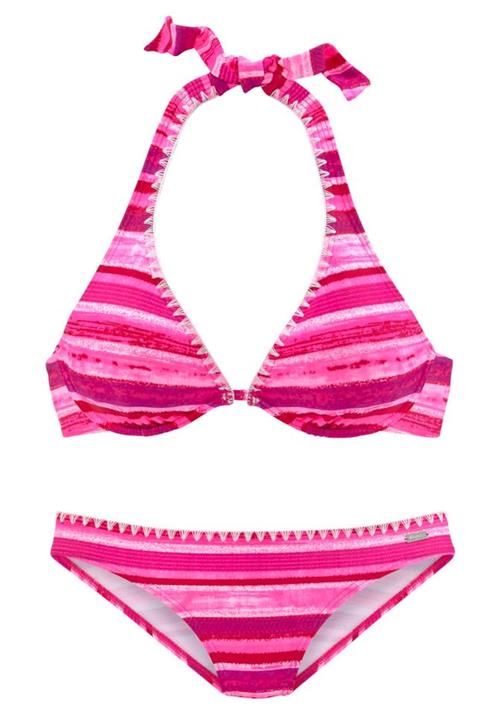 BUFFALO Bikini  pink / hvid