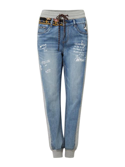 Se Desigual Jeans  blue denim / gul / grå-meleret / hvid ved About You